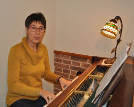 Corinne Pépin au piano